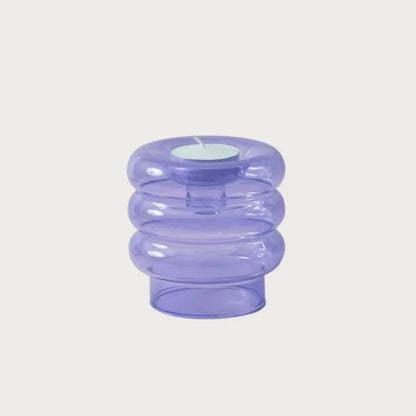 Wavy Candle Glass