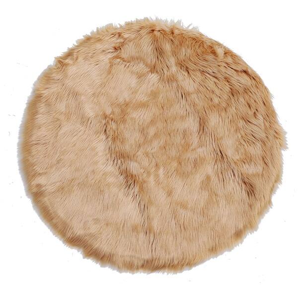 Camel Round Rug