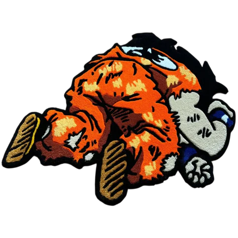 Dragon Ball Yamcha Defeats Saibaman Rug