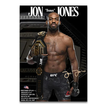 Jon 'Bones' Jones UFC Legend Poster