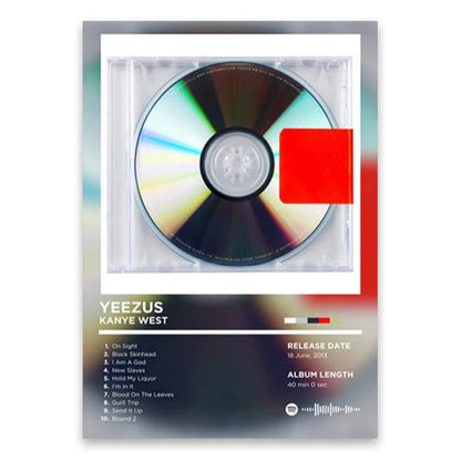 Kanye West Yeezus Album Poster