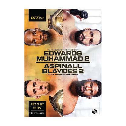 UFC 304: Edwards vs. Muhammad 2 Event Poster