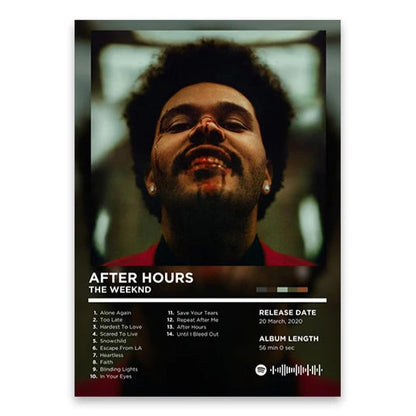The Weeknd After Hours Album Poster