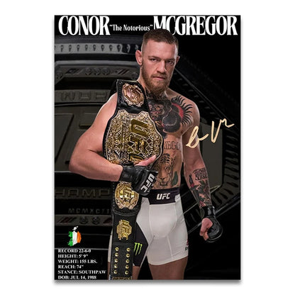 'The Notorious' Conor Mcgregor UFC Legend Poster