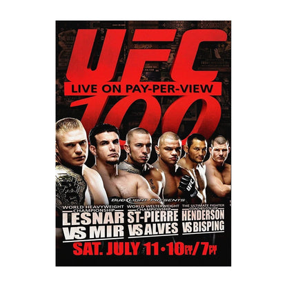 UFC 100 Event Poster