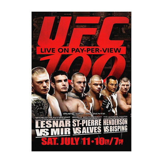 UFC 100 Event Poster