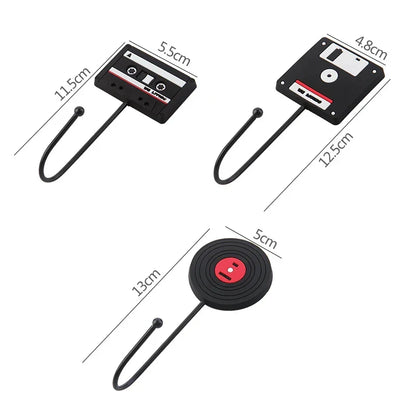 Retro Musical Wall Hooks