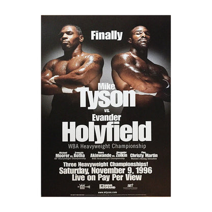 Mike Tyson vs. Evander Holyfield Boxing Event Poster