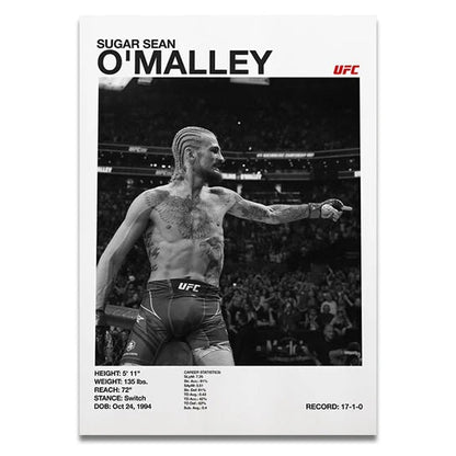 'Sugar' Sean O'malley UFC Fighter Poster