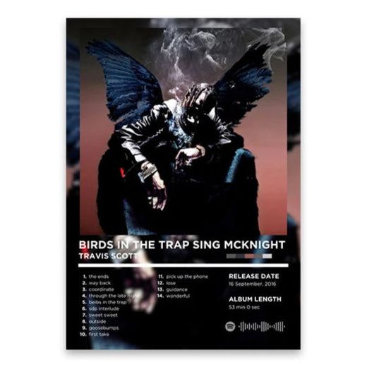 Travis Scott Birds in the Trap Sing McKnight Album Poster