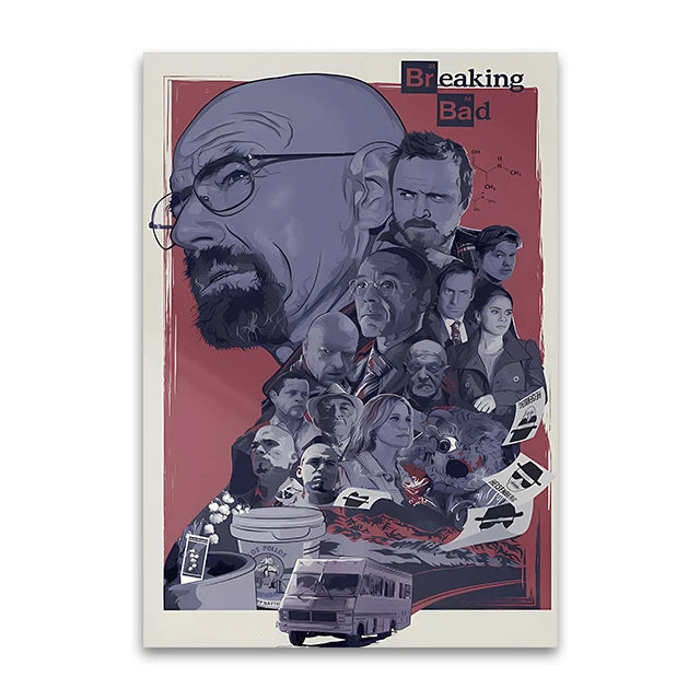 Breaking Bad Cinematic Art Poster