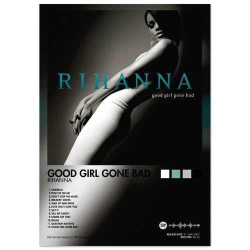 Rihanna Good Girl Gone Bad Album Poster