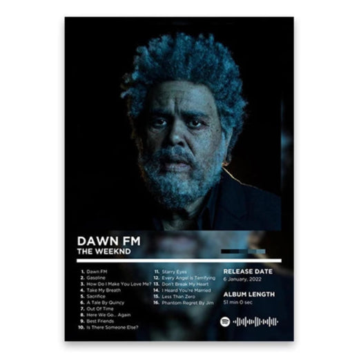 The Weeknd Dawn FM Album Poster