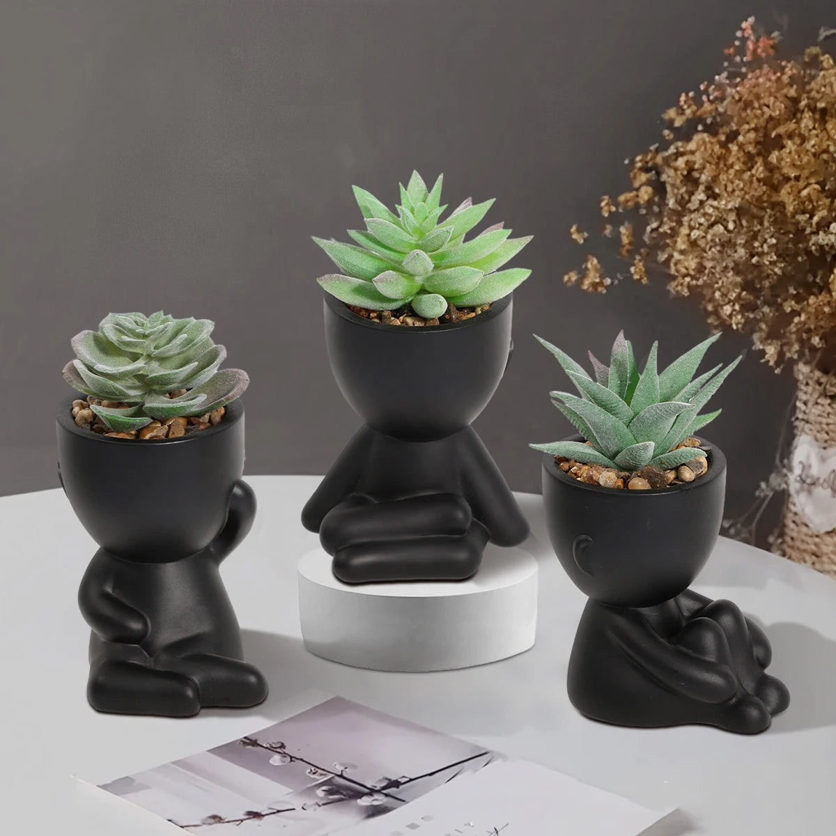 Mini Figure Plant Pot