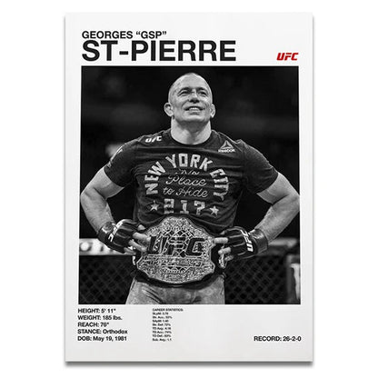 Georges St-Pierre UFC Fighter Poster