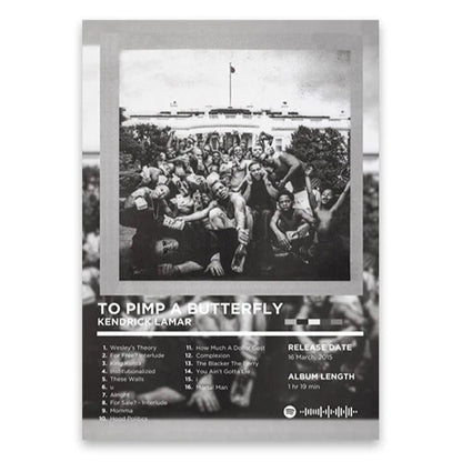 Kendrick Lamar To Pimp a Butterfly Album Poster