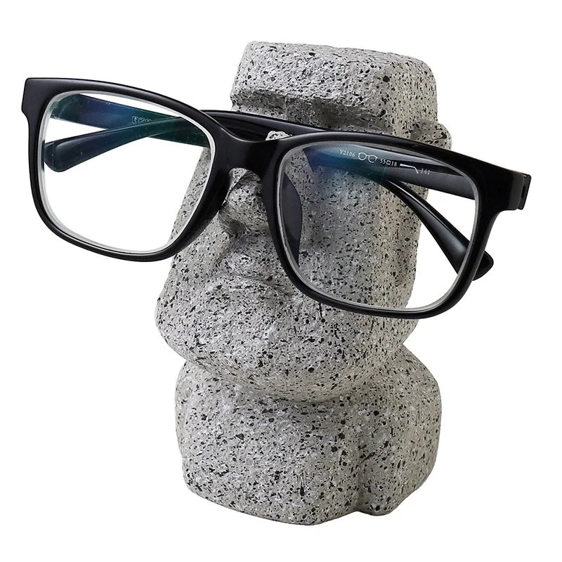 Moai Head Glasses Holder