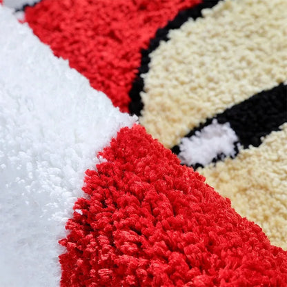 Super Mario Mushroom Rug