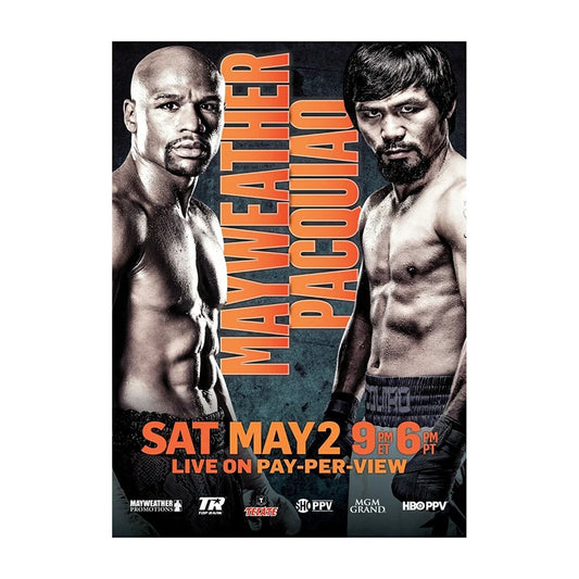 Floyd Mayweather Jr. vs. Manny Pacquiao Boxing Event Poster