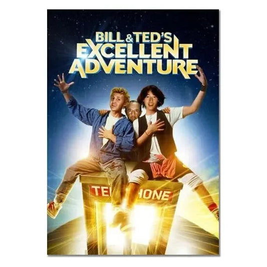 Bill & Ted's Excellent Adventure Movie Poster