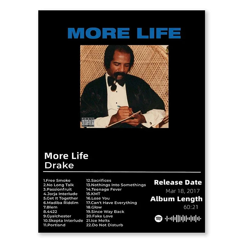 Drake More Life Album Poster