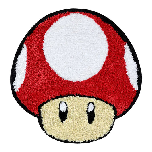 Super Mario Mushroom Rug