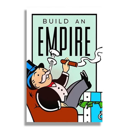 Build An Empire Monopoly Poster