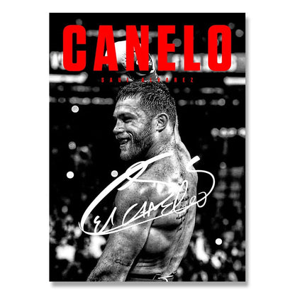 Saúl 'Canelo' Álvarez Boxing Poster