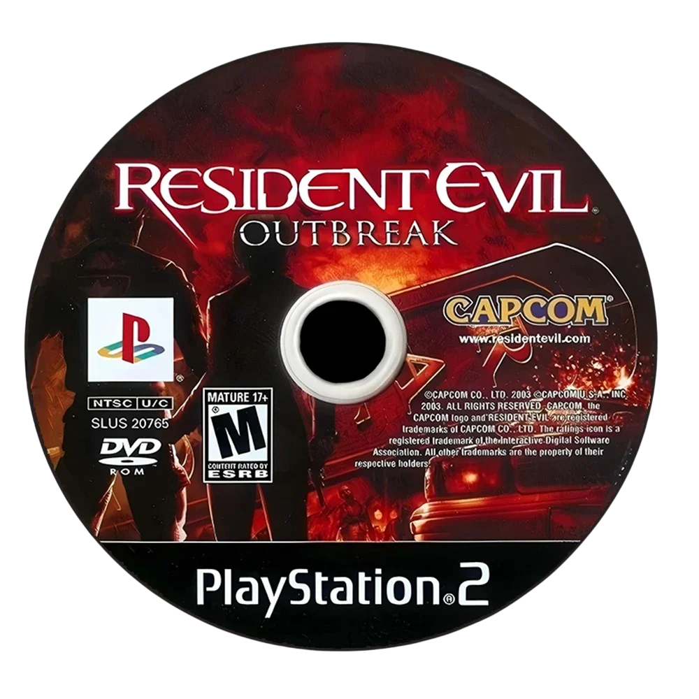 Resident Evil: Outbreak PS2 CD Rug