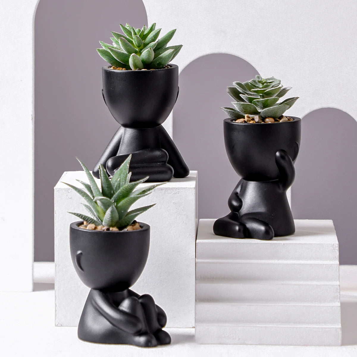Mini Figure Plant Pot