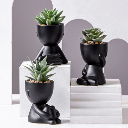 Mini Figure Plant Pot