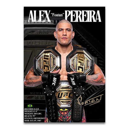 Alex 'Poatan' Pereira UFC Legend Poster
