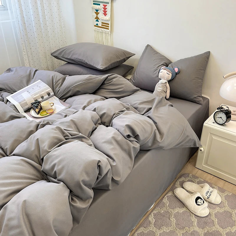Light Grey Bedding Set