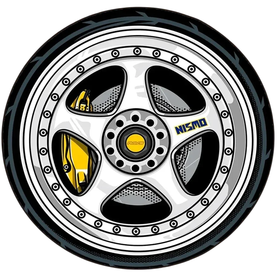 RAYS Volk Racing TE37 Wheel Rug