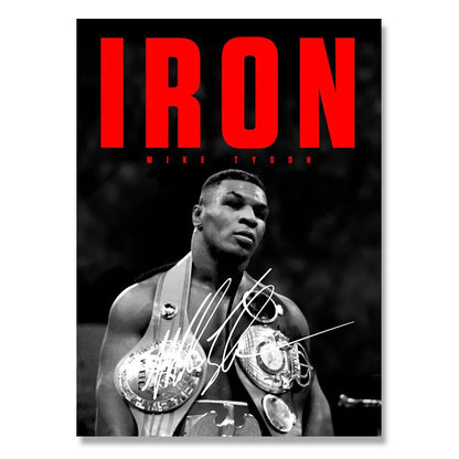 'Iron' Mike Tyson Poster Boxing Poster
