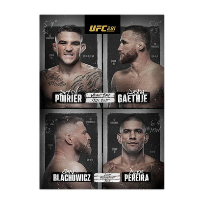 UFC 291: Poirier vs. Gaethje 2 Event Poster