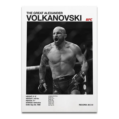Alexander 'The Great' Volkanovski UFC Fighter Poster