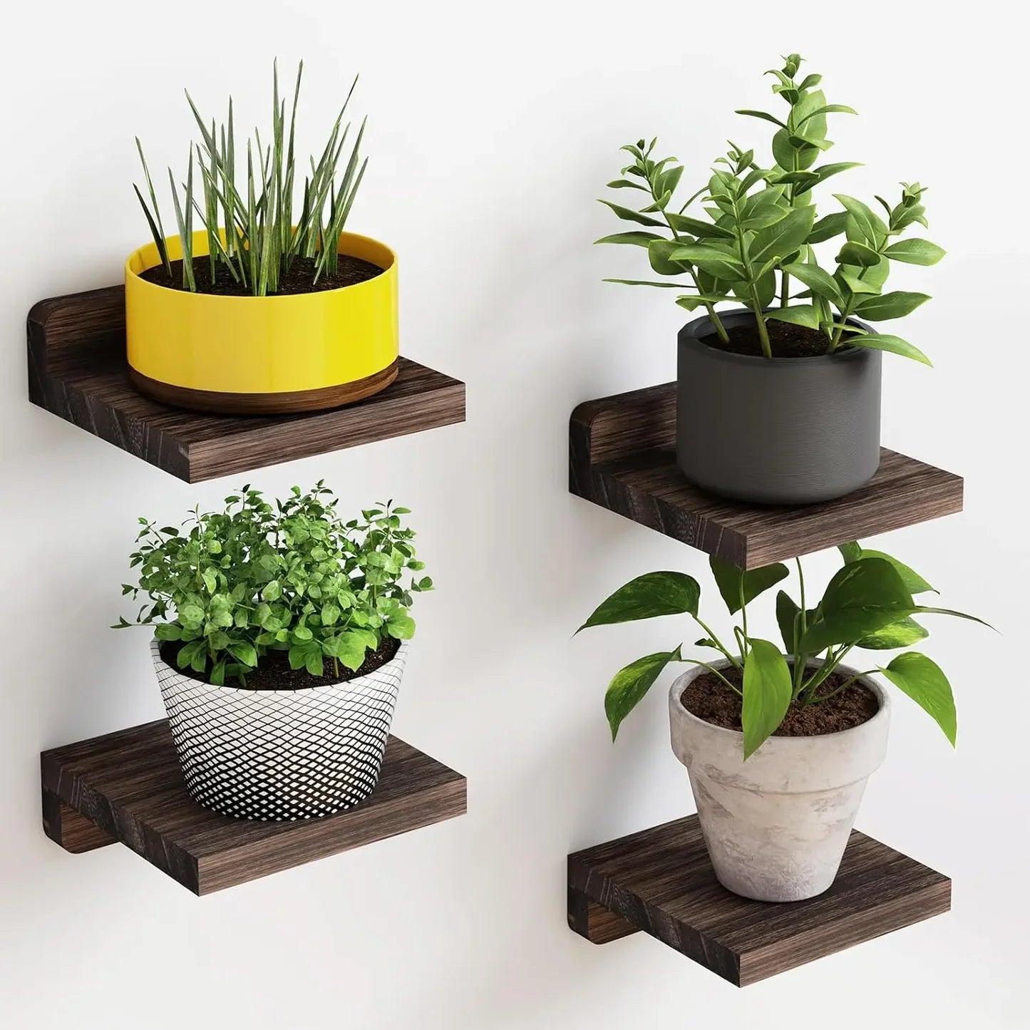4-Pack Small Floating Shelves
