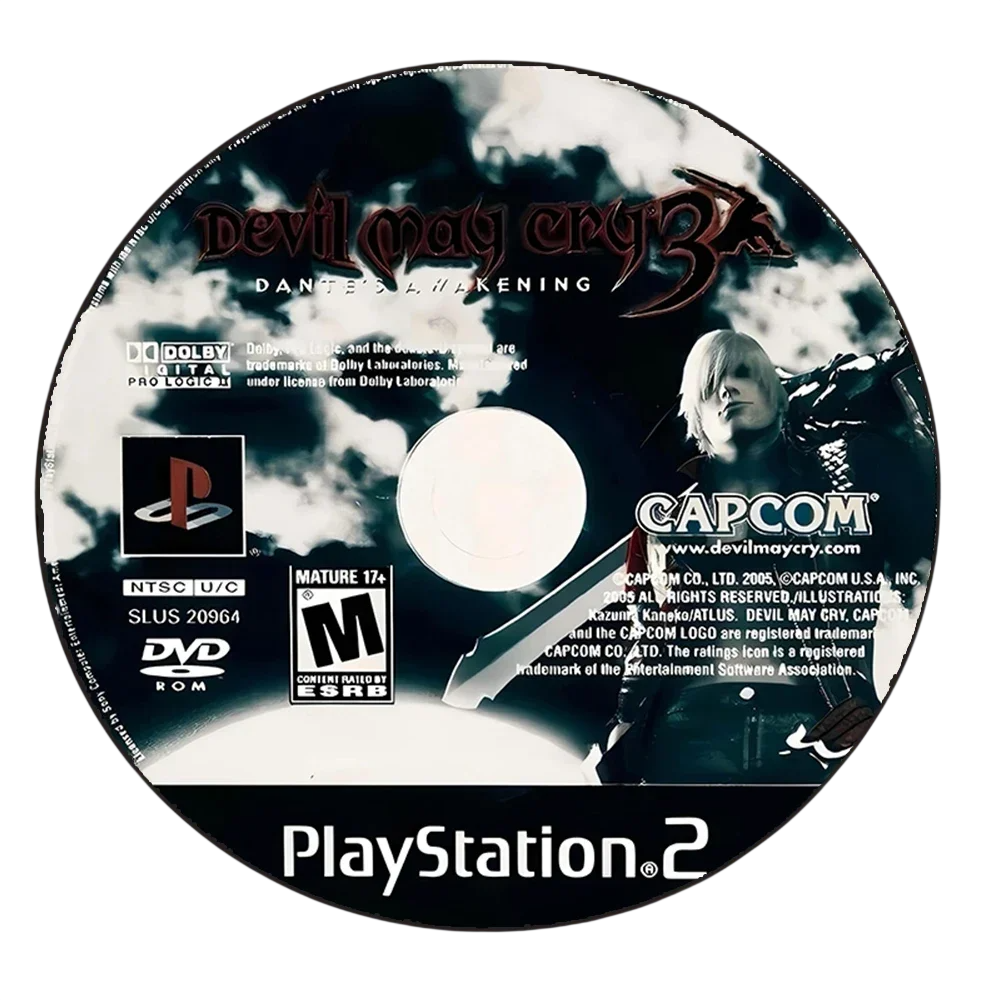 Devil May Cry 3: Dante's Awakening PS2 CD Rug