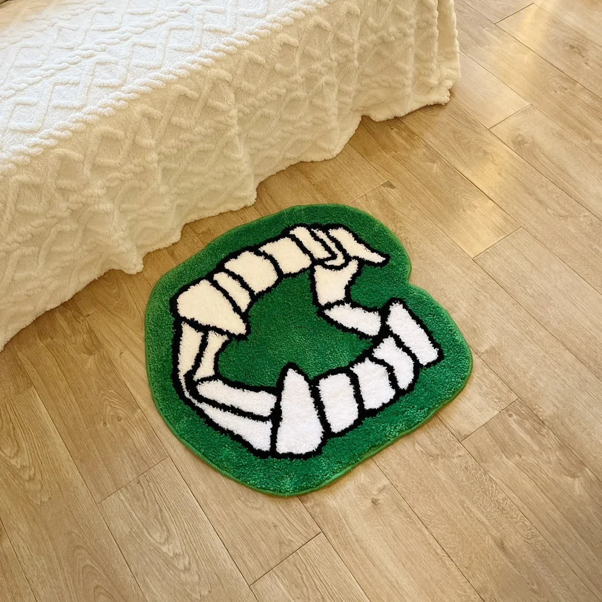 Vampire Teeth Rug