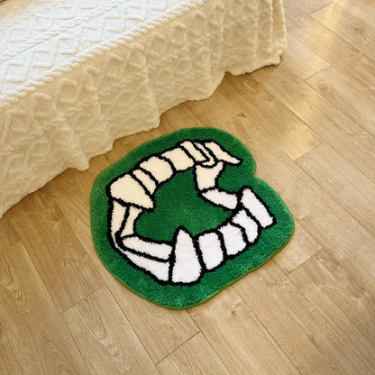 Vampire Teeth Rug