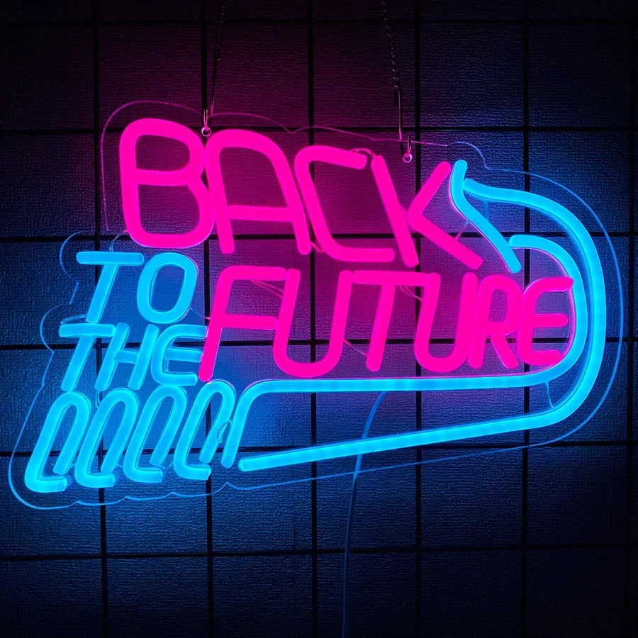 Back To The Future Neon SIgn