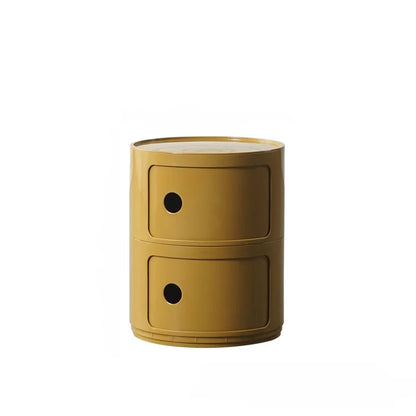 Componibili Style Barrel Storage Side Table
