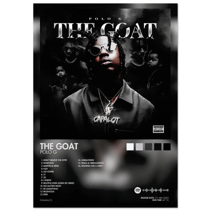 Polo G The Goat Album Poster
