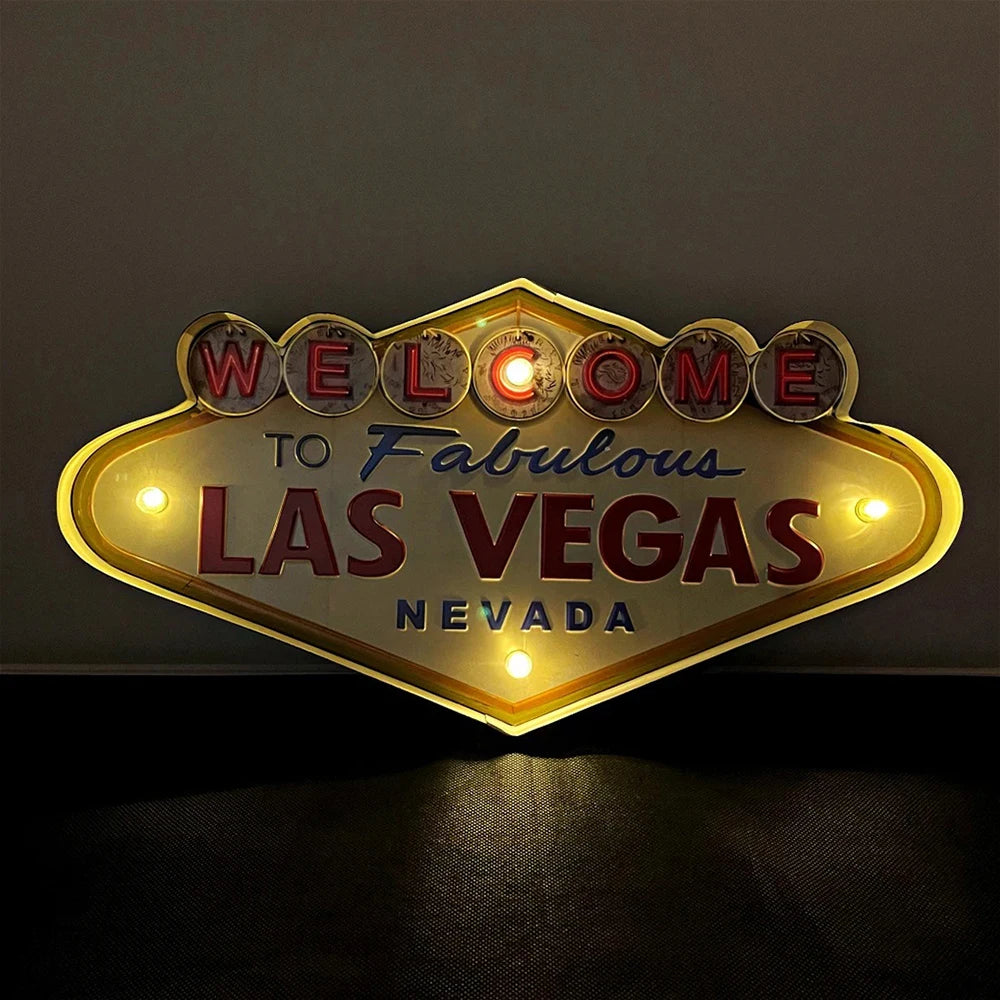 Retro Las Vegas Light Sign