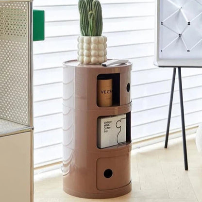 Componibili Style Barrel Storage Side Table