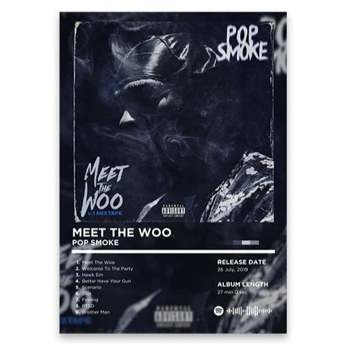 Pop Smoke Meet the Woo Album Poster Album Poster