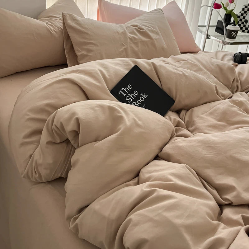 Light Tan Bedding Set