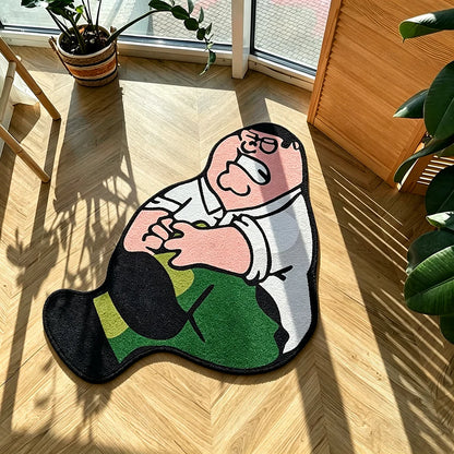 Family Guy Peter Griffin Hurt Knee Rug