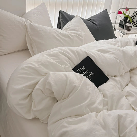 Natural White Bedding Set